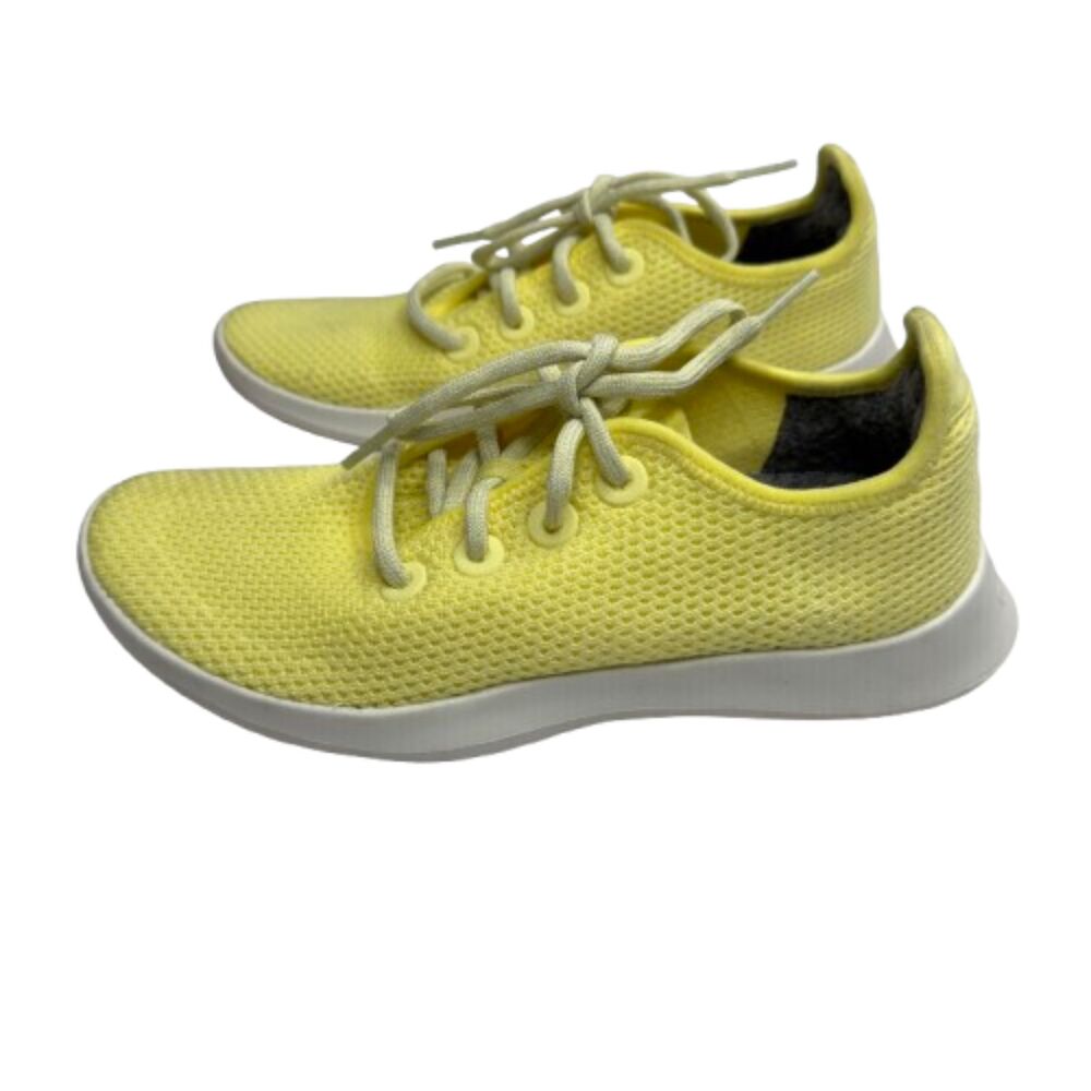 AllBirds Women's Yellow Tree Skippers Lace Up Sneakers Size 7